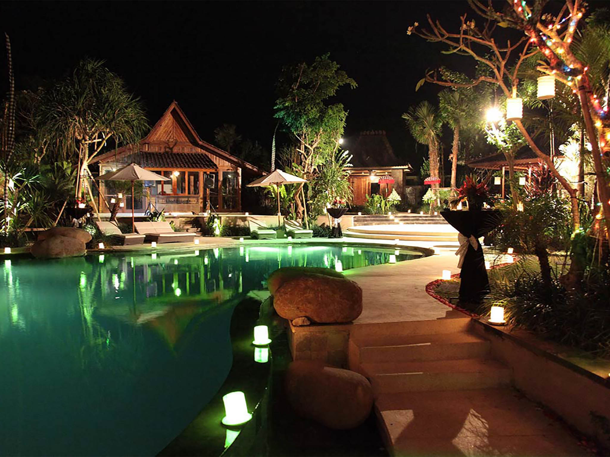 Villa Sati - Pool and garden - Dea Villas - Villa Sati, Canggu, Bali